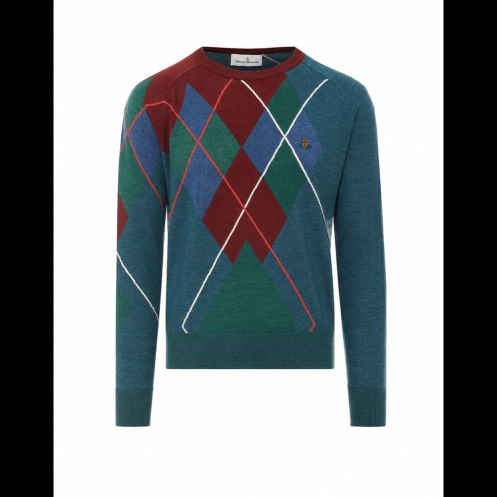 Vivienne Westwood Men Argyle Sweater